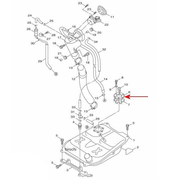 ブラケット フューエルポンプ 3D0-F4491-00