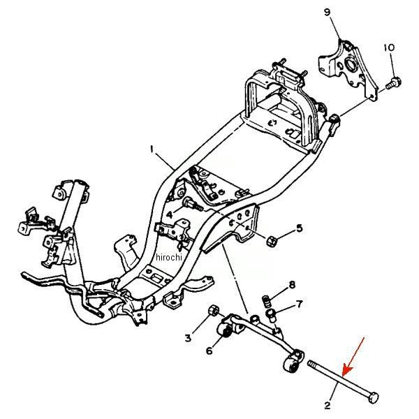 ボルト エンジンマウンテイング1 3KJ-21481-00