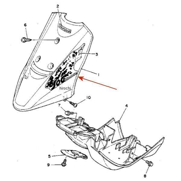 フロント フェンダー00LK 3KJ-21511-00-LK