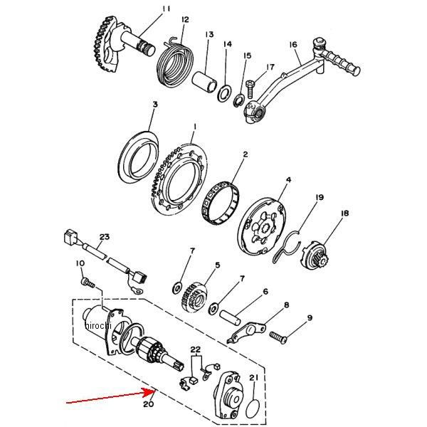 スターティングアセンブリ 3KJ-81800-02
