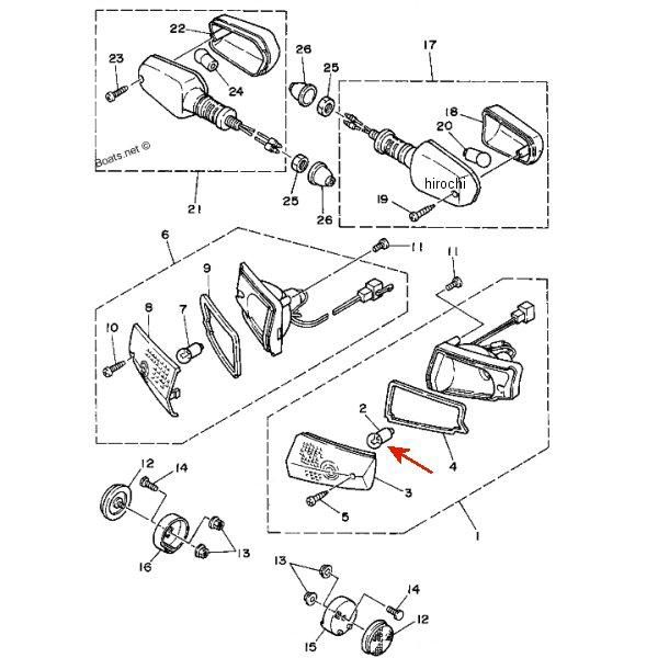 バルブ ウインカー 3NS-83331-00