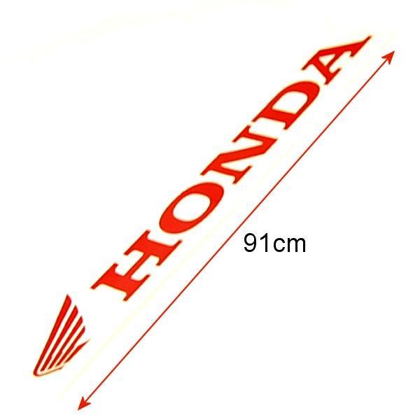 デカール 914mmx102mm ホンダ 赤