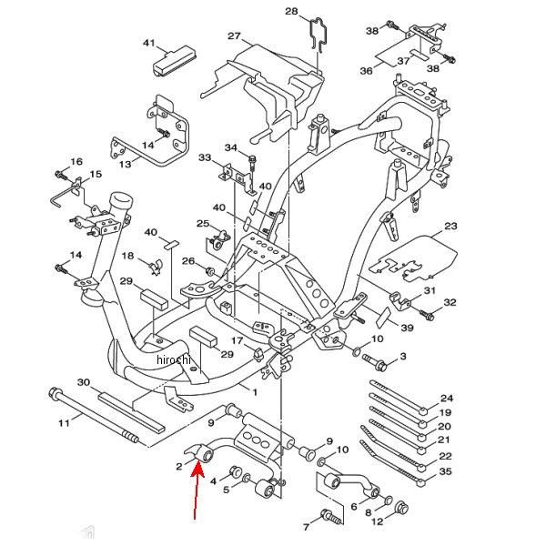 エンジンブラケットコンプリート2 4C6-F1420-00