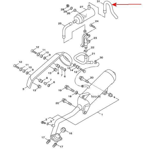 ホース ベント5 4P9-E4885-00