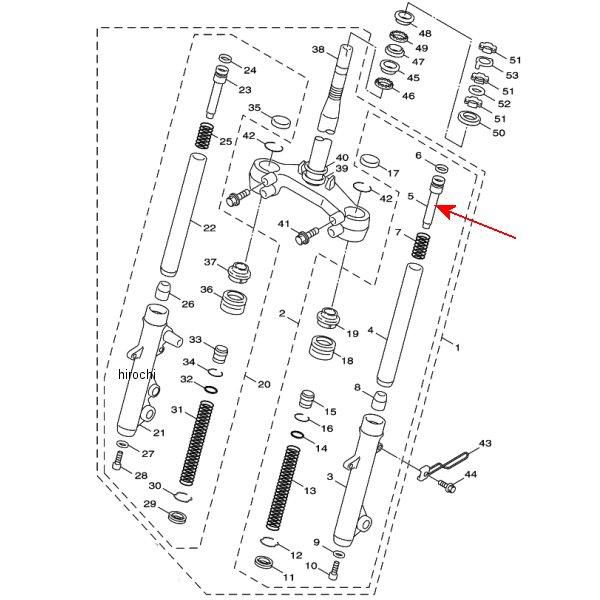 シート スプリング アッパー 4P9-F3142-00