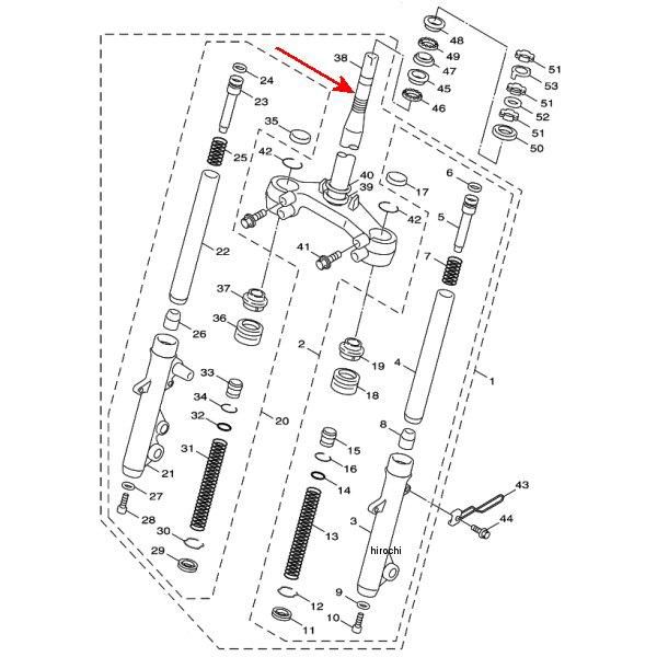 アンダーブラケット コンプリート 4P9-F3340-00
