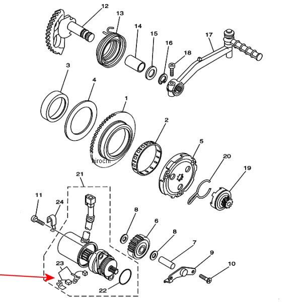 ブラシセット 50W-81801-M0