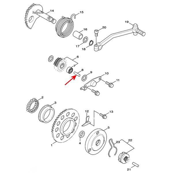 シャフト1 5CA-E5521-00