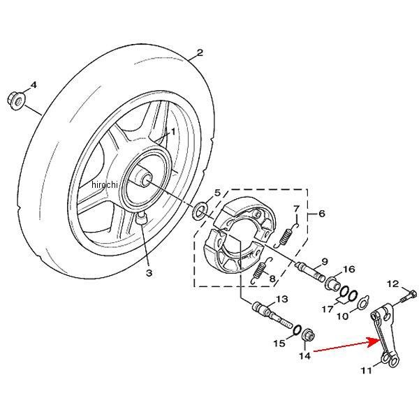 レバー カムシャフト 5CA-F5355-00
