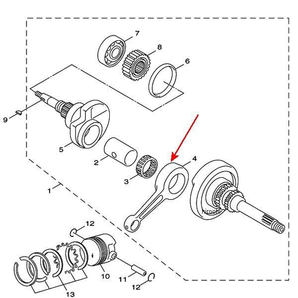ロッド コネクティング 5LW-E1651-00