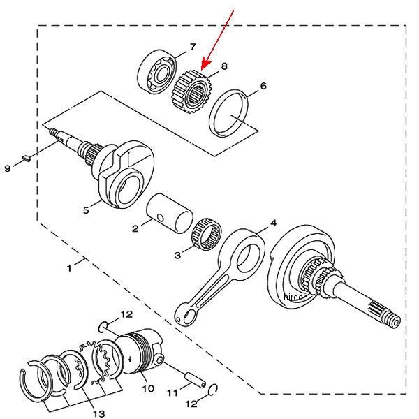 ギア ポンプドライブ 5ML-E3324-00