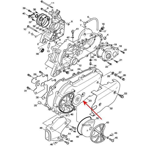 カバー クランクケース1 5ML-E5411-00