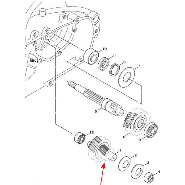 メインアクスルコンプリート 5ML-E7410-01