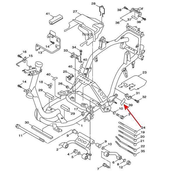 ダンパー ロケーティング1 5ML-F836T-00