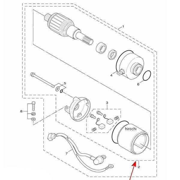 モーターアセンブリ 5ML-WH180-00