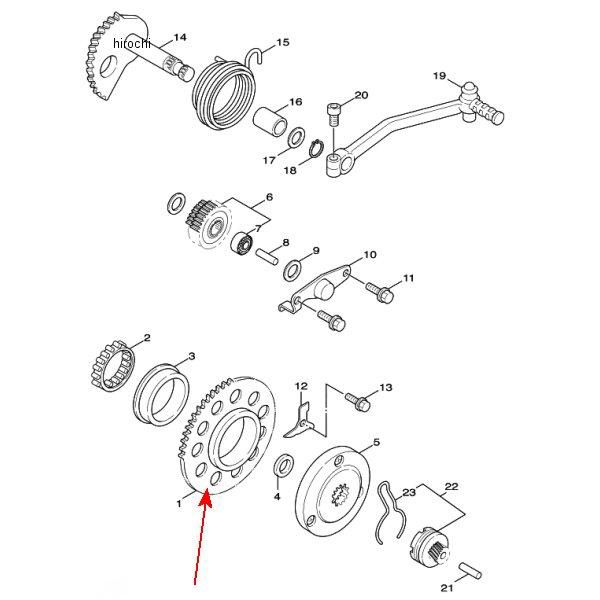 ホイール スタータ 5TY-E5524-00