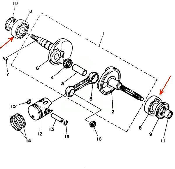 ベアリング(1GJ) 93306-20458