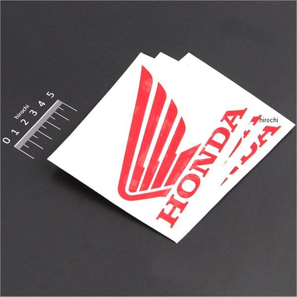 ロゴステッカー ホンダ ウイング 赤 (3枚入り)