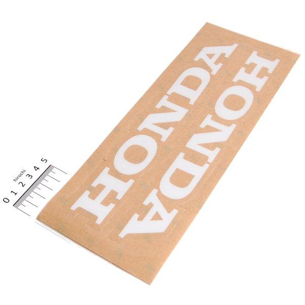 デカール フロントフォーク用 ホンダ 白 4cm×27cm 2枚