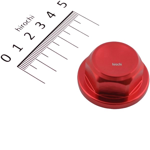 ストリートステアリング ヘッドナット 赤