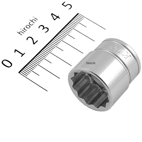 9.5sq ソケット (12角) 19mm