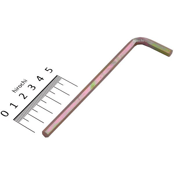 6角 L型 ロング レンチ ゴールド ミリサイズ 5mm