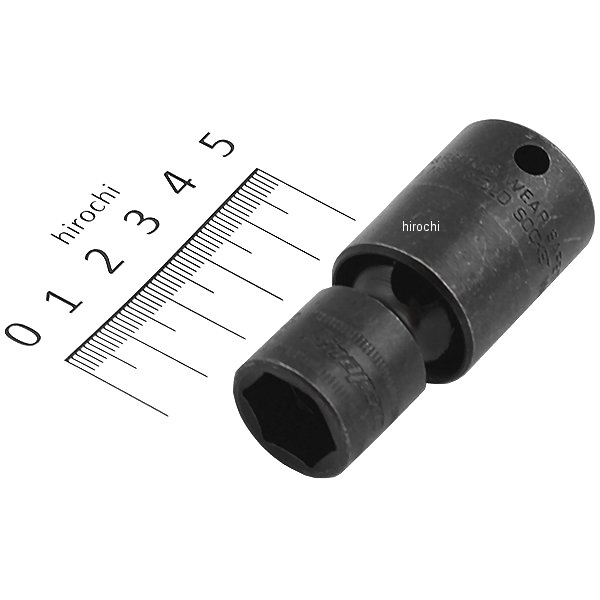 フランクドライブ 3/8インチ インパクト スイーベル シャロー ソケット 6角 14mm