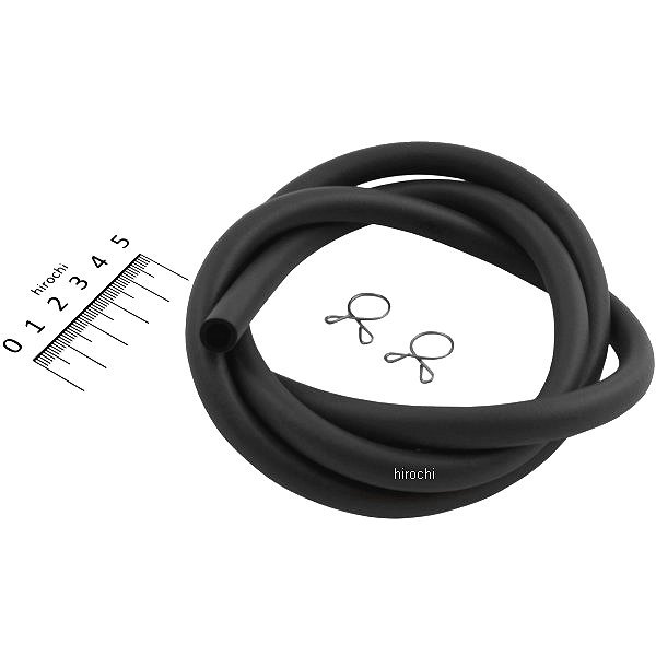 耐熱・耐油2層管ホース ガソリン対応 クリップ付7φx11φx1m