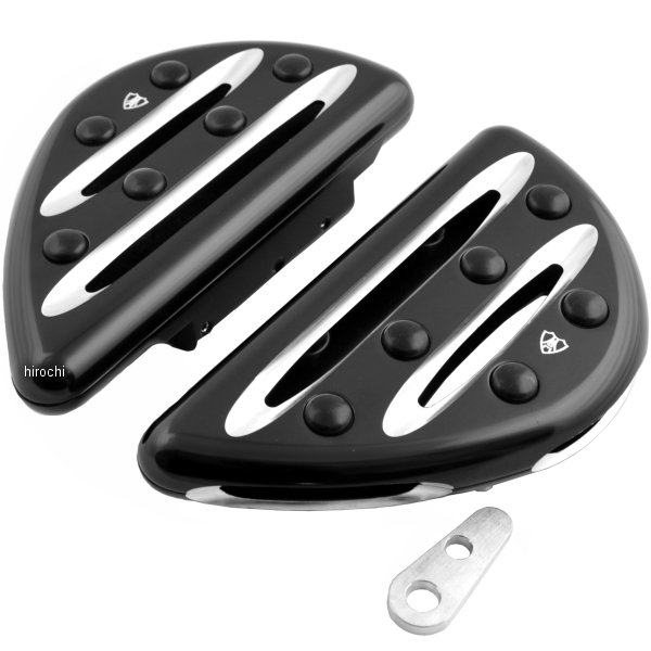 ディープカット パッセンジャー フットボード 黒