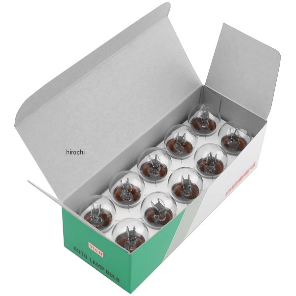 ノーマルバルブ 12V21/5W 小型ランプ改造用 ウインカー/ポジション球 (クリア) 1箱 (10個入り)