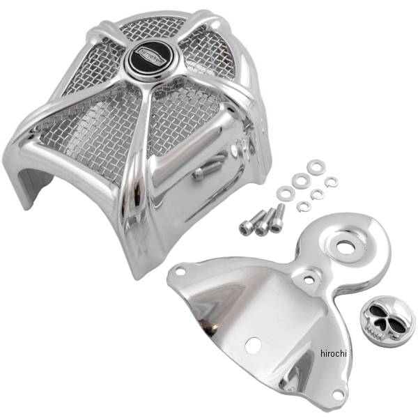 ホーンカバー マッハ2 クロームメッシュ/クローム