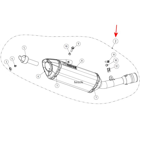 リペアサイレンサー レーシングライン Z-TYPE E1仕様 14年以降 YZF-R125、MT-125 チタン