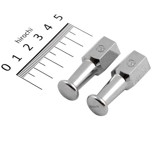 荷掛けナット リアショック用 86年-99年 XL、ソフテイル クローム (左右ペア)