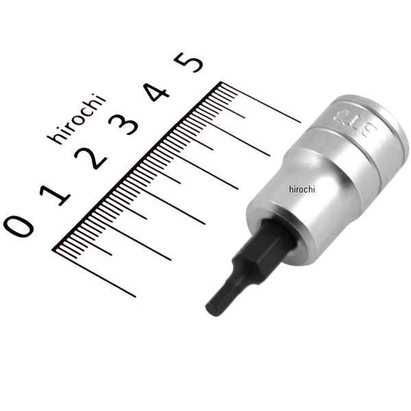 9.5sq ショートヘキサゴンビットソケット 3mm