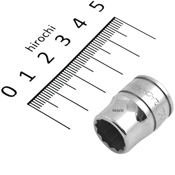 3/8インチ ソケット シャロー 12角 7/16インチ