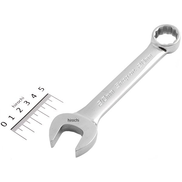 フランクドライブ コンビネーション ショート ハンドル レンチ 12角 20mm