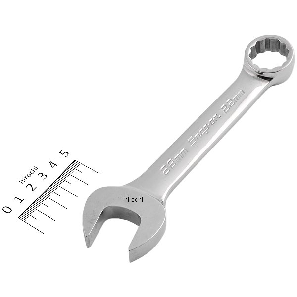 フランクドライブ コンビネーション ショート ハンドル レンチ 12角 22mm