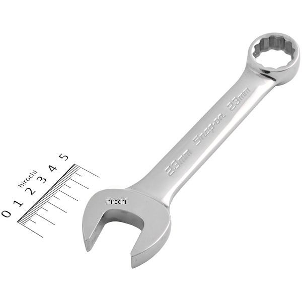 フランクドライブ コンビネーション ショート ハンドル レンチ 12角 23mm