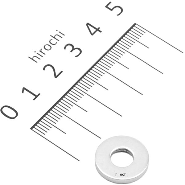 DRAG 平ワッシャー クローム 1/4インチ(1個売り)