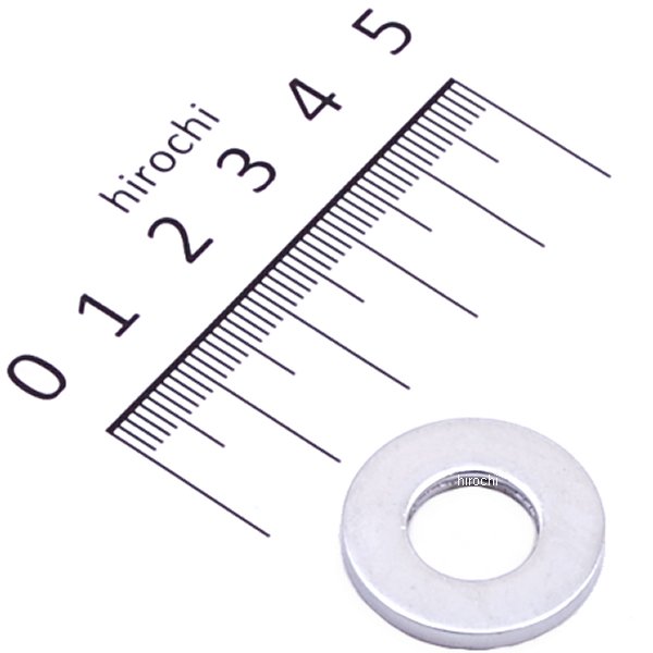 DRAG 平ワッシャー クローム 7/16インチ(1個売り)