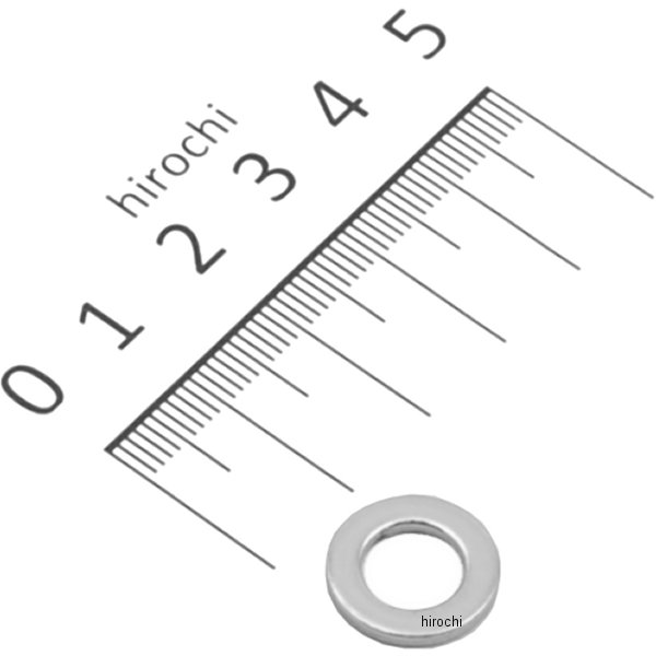 DRAG 平ワッシャー クローム 5/16インチ(1個売り)