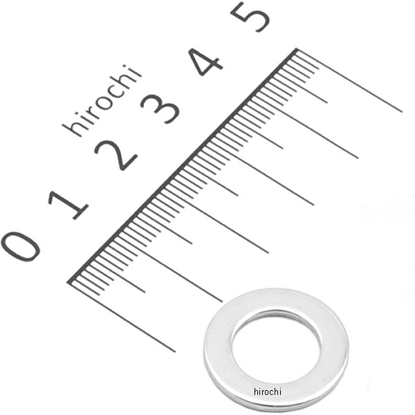 DRAG 平ワッシャー クローム 7/16インチ(1個売り)