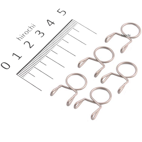 ホースクリップ Bタイプ 10ミリ 5個 ステンレス