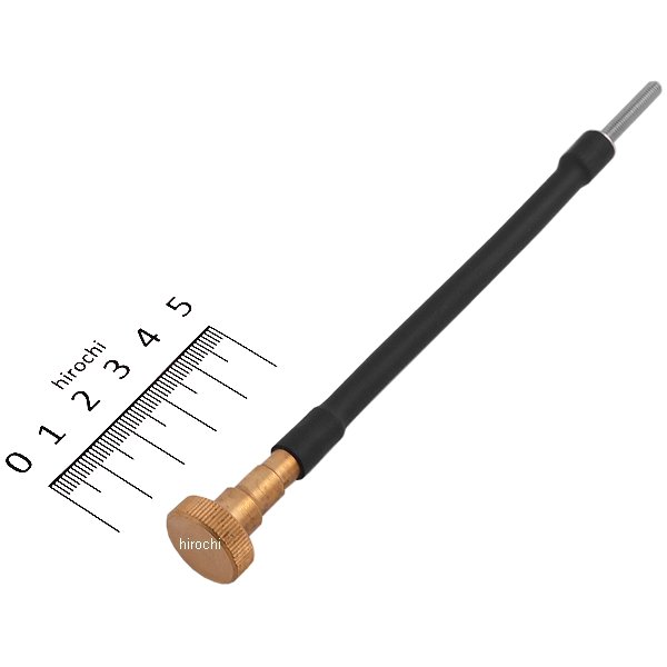 アイドルアジャストスクリュー ハーレー標準装備CVキャブ用 160mm ブラスヘッド