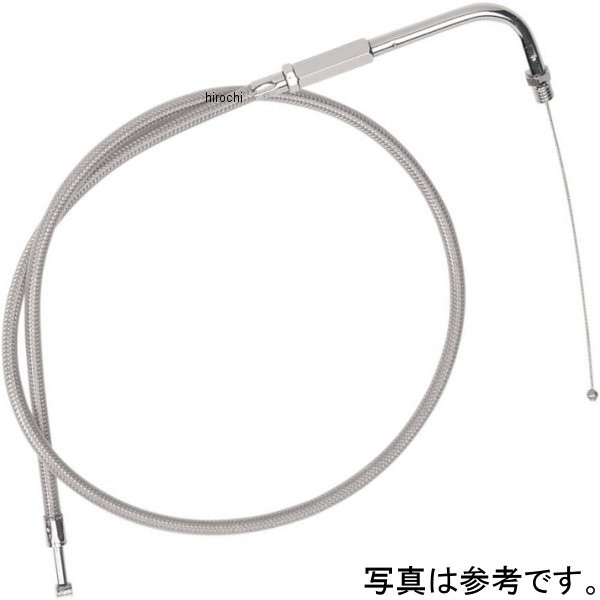 スロットルケーブル 38インチ ステンレス ハンドルカスタム用