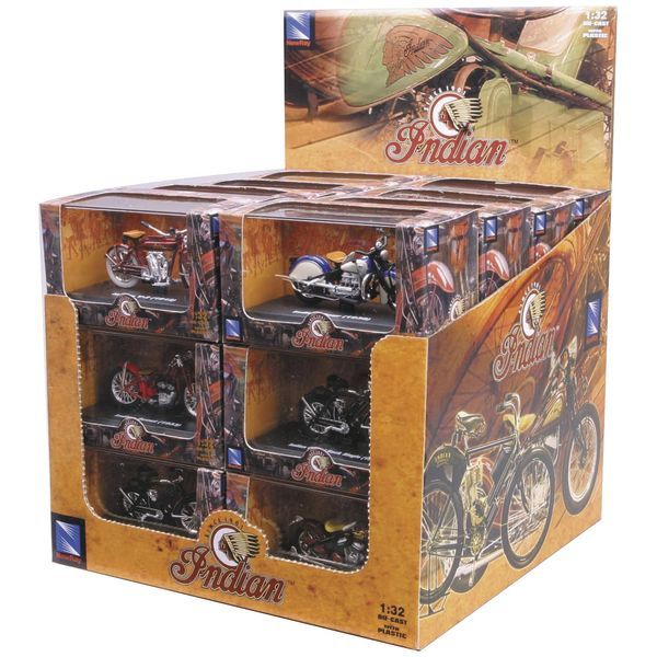 Toys インディアンバイクアソートメント / スケール 1:32 24個入り