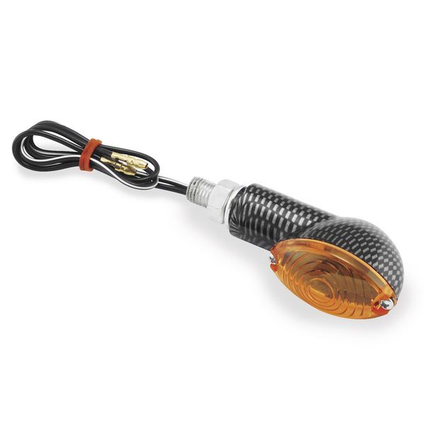 ウインカー ミニストーク オーバル カーボン/アンバー