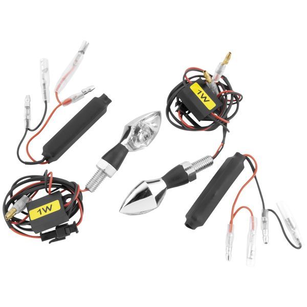 LEDウインカー マイクロ ブライト 黒