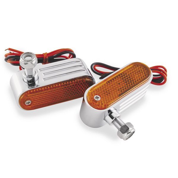 マーカー/サイド ライト 5/16インチ マウント ダブル球 アンバーレンズ