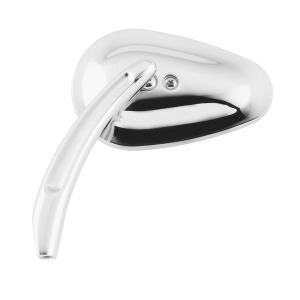 スウィープ ティアドロップ ミラー 左側 クローム 1個売り